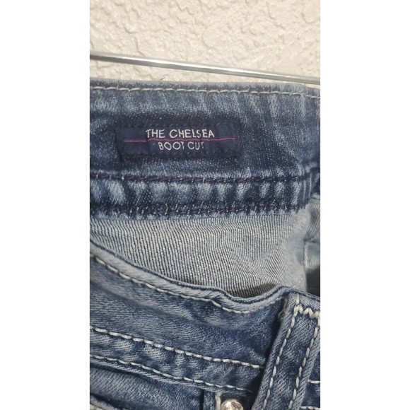 Vigoss Womens Medium Wash The Chelsea Slim Boot Cut Jeans Size 5/6 (28x33) - Picture 3 of 9